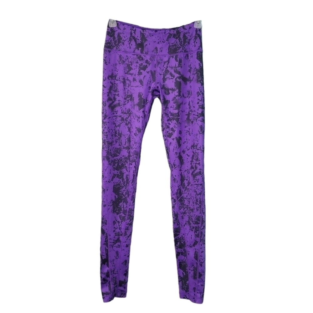 Z by Zella Purple and Black Lowrise Leggings Women's Size XS